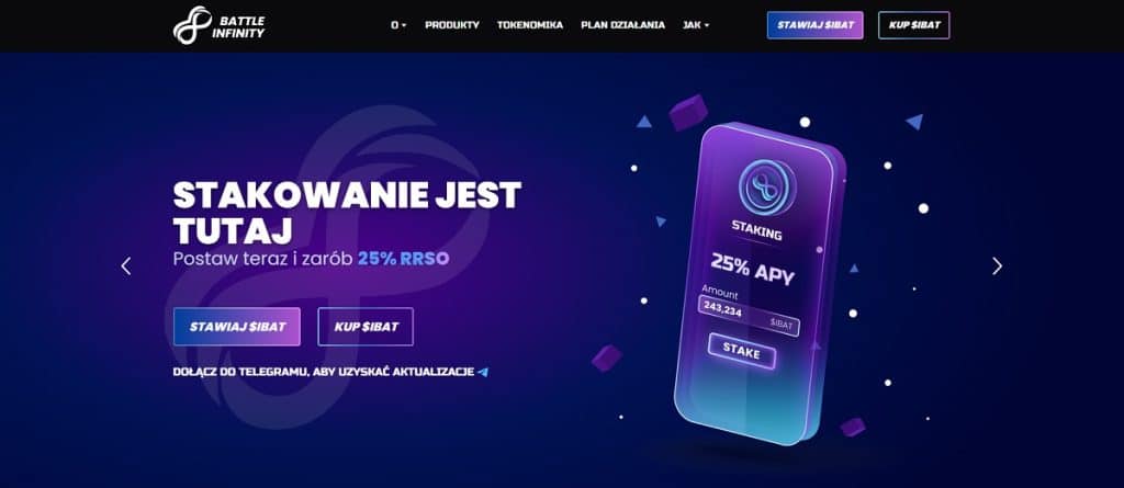 Battle Infinity strona główna