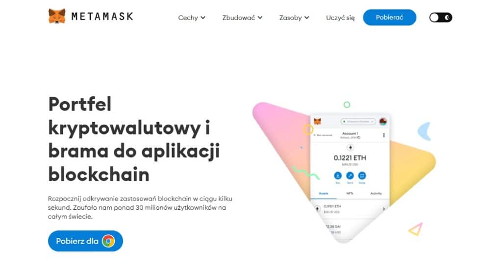 Strona główna MetaMask