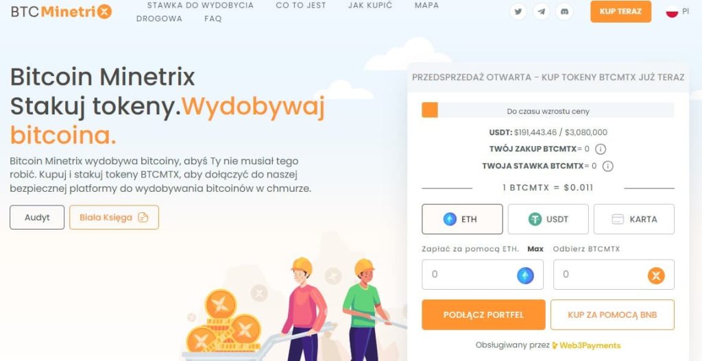 bitcoin minetrix strona główna