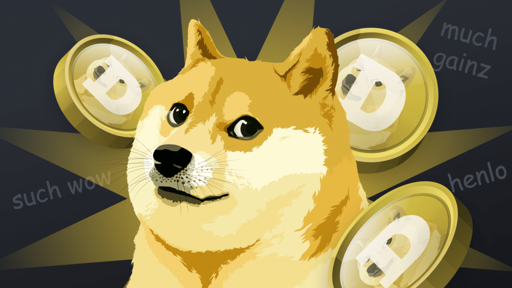 dogecoin i monety