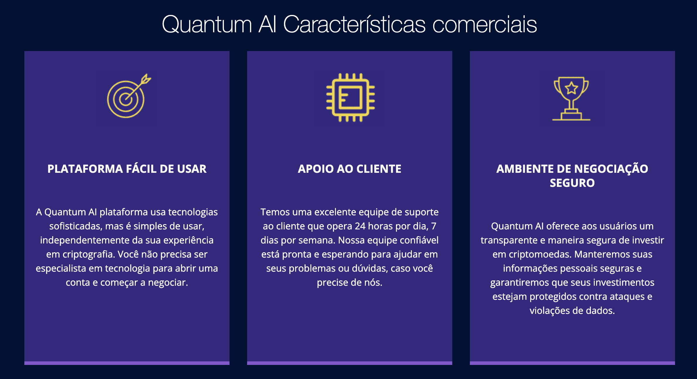 Funcionalidades Principais do Quantum AI
