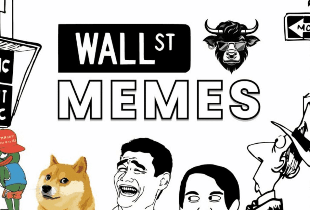 Wall Street Memes - Novo meme token com um valor de mercado de $50 milhões