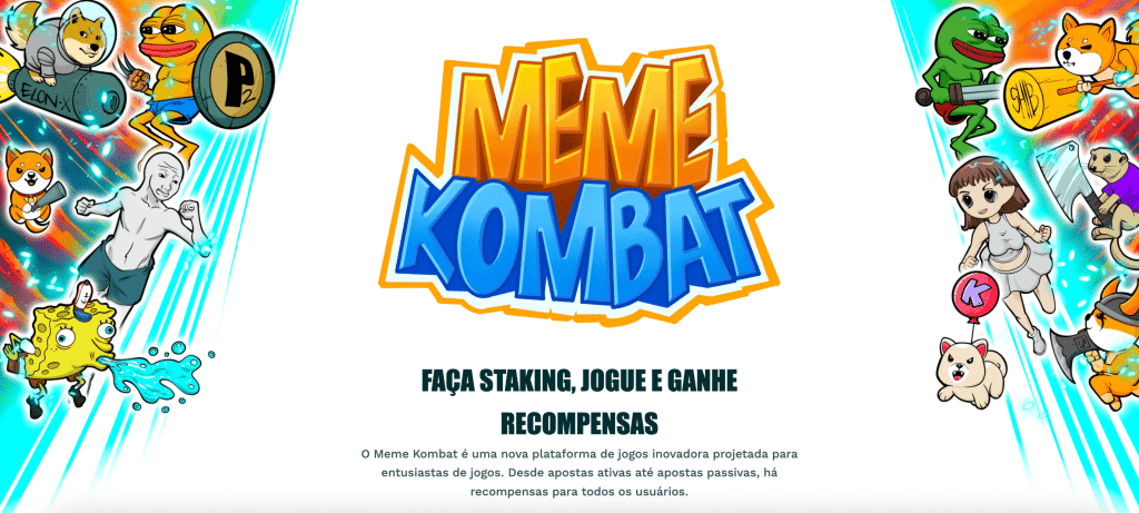 Meme Kombat - A Revolução no Cripto Gaming e Staking de Tokens