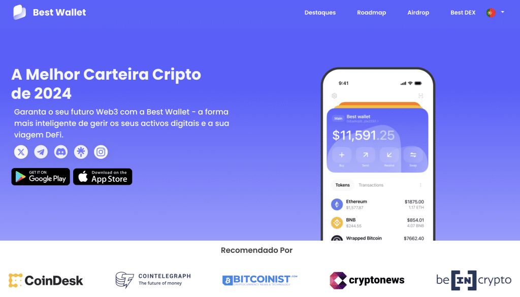 Carteira de criptomoedas Best Wallet