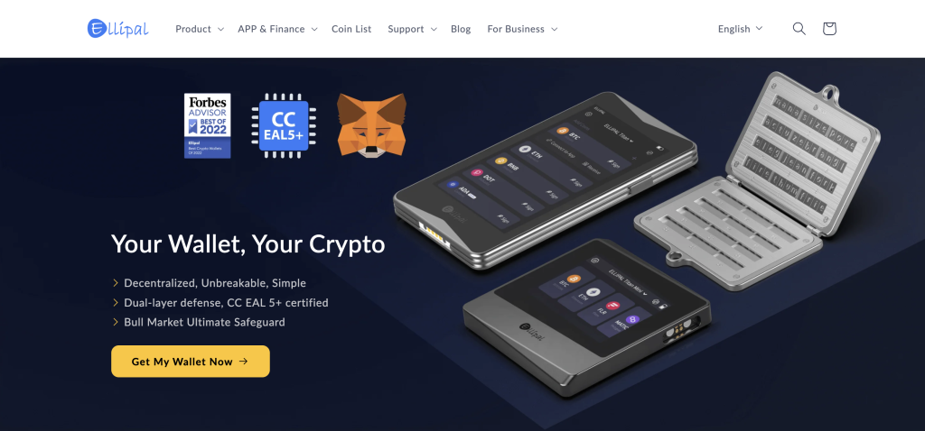 Carteira de criptomoedas Ellipal