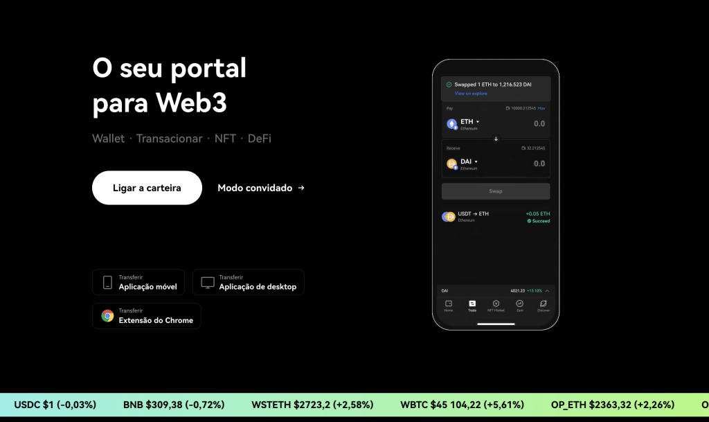 Carteira de criptomoedas OKX
