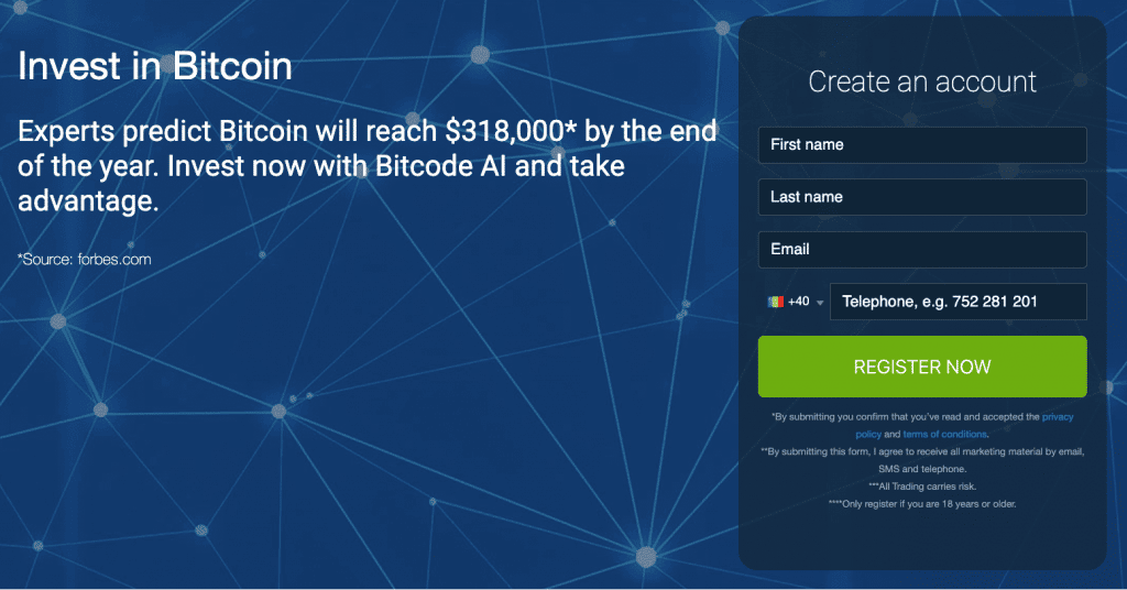 Creează un Cont Bitcoin AI