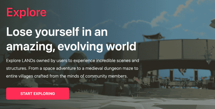 Decentraland pagina principala