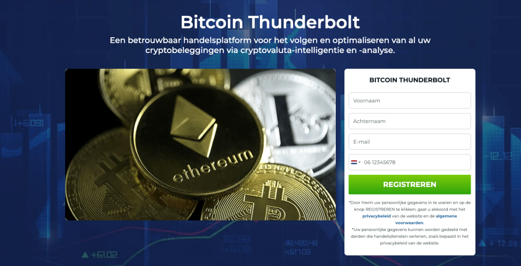 Înregistrarea la Bitcoin Thunderbolt