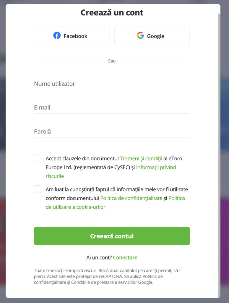 Step 1: Opening an account