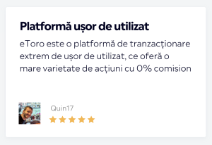 Customer reviews on eToro