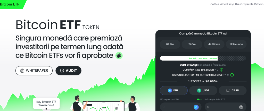 Pre-vănzarea Bitcoin ETF Token