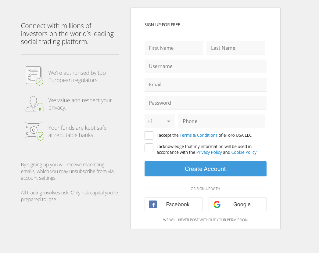 Potrditev identitete eToro