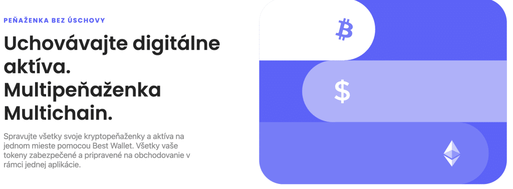 Multi-chain peňaženka Best Wallet