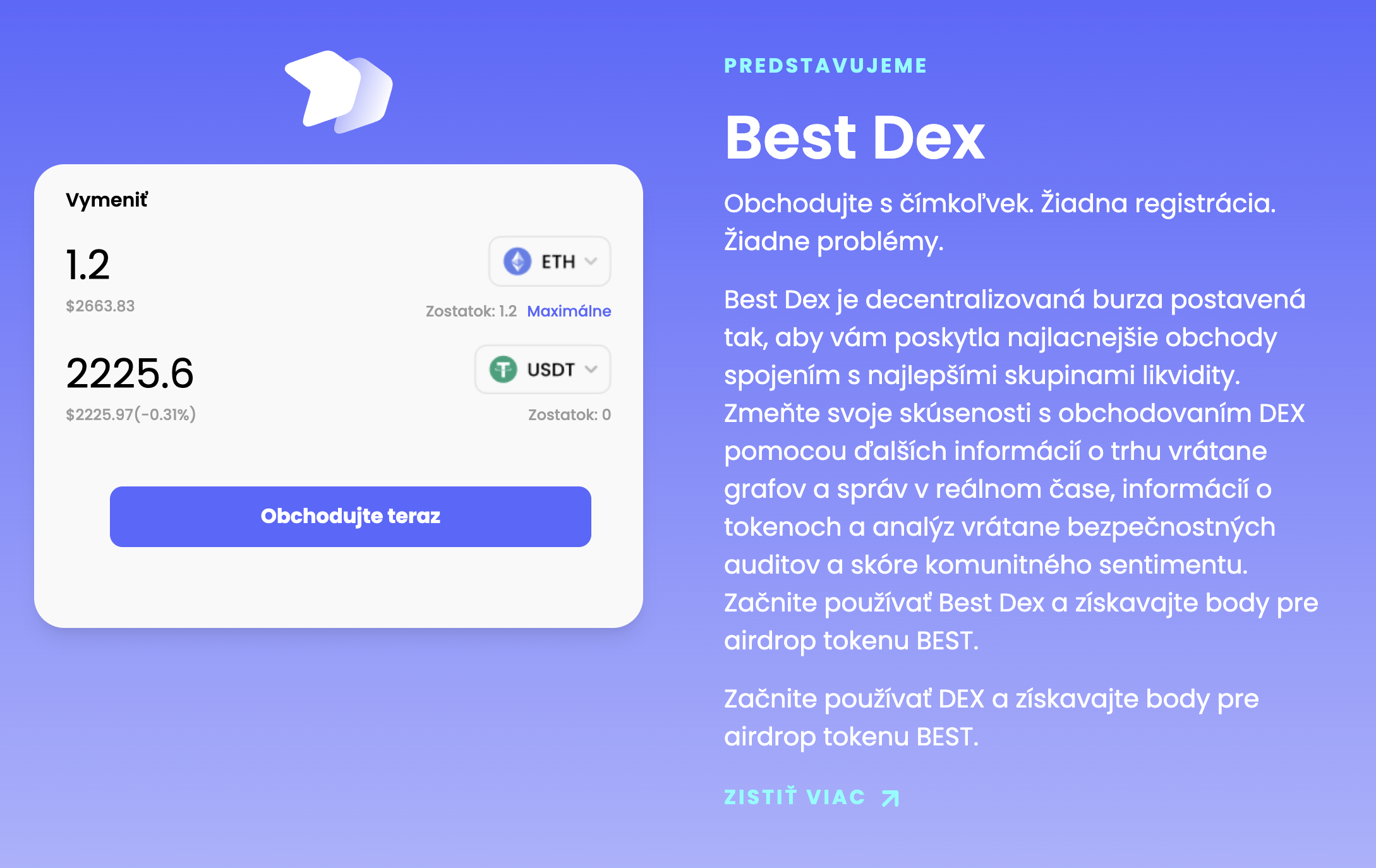 Best Wallet - najlepšie kryptopeňaženka