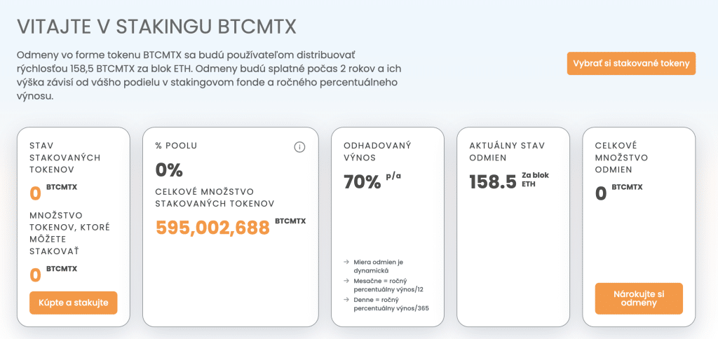 Staking Bitcoin Minetrix