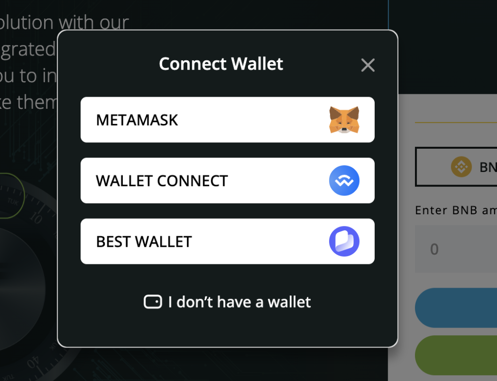 Pripojiť peňaženku eTukTuk