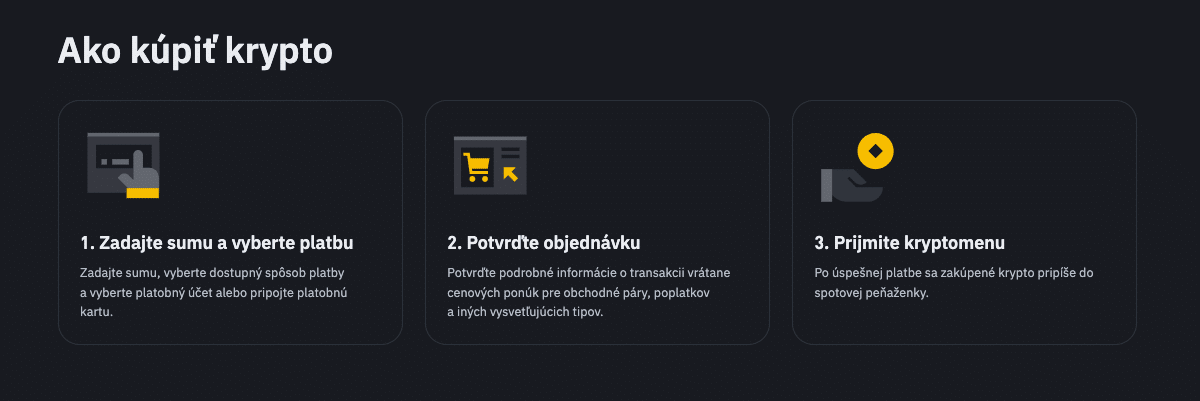 ako kúpiť krypto na Binance