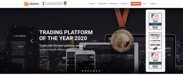 Libertex ตลาดหุ้นที่รองรับ