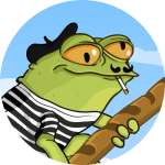 Frog Wif Hat Al - logo