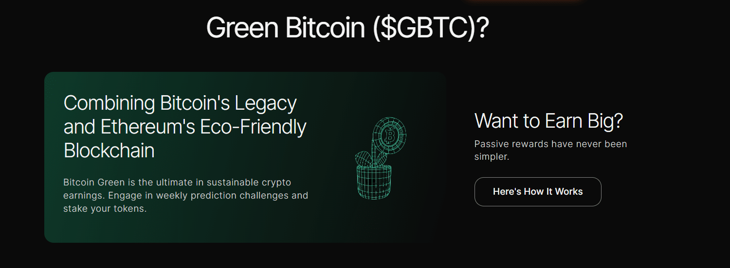 Green Bitcoin Al - BTC ETH Combination
