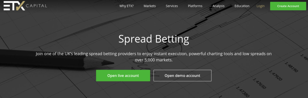 etx capital spread betting platform
