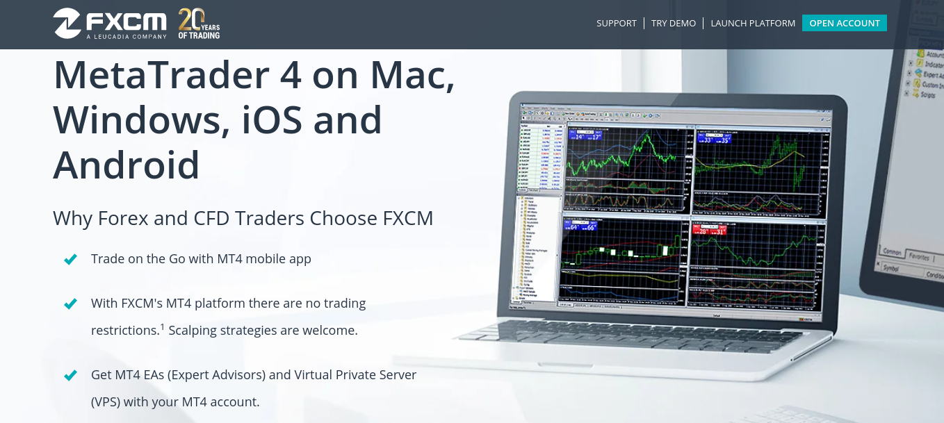 fxcm best mt4 broker uk