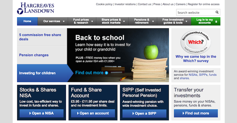 hargreaves lansdown trading platform