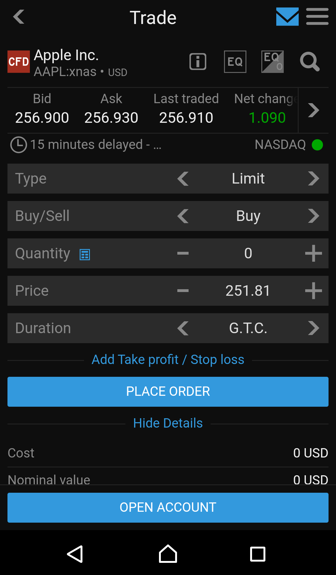 Saxo Spread Betting