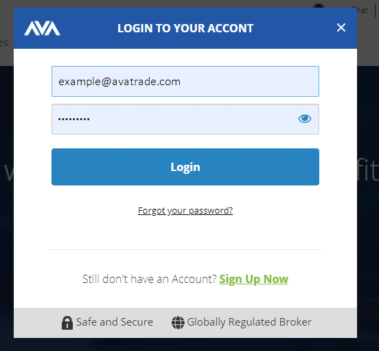 Avatrade Sign Up