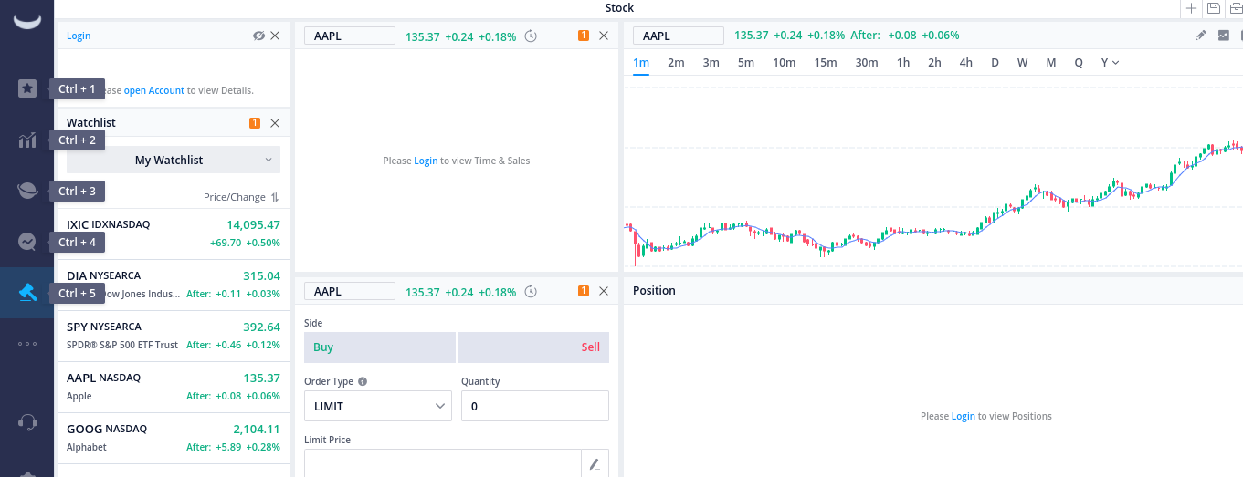 webull trading app for stocks