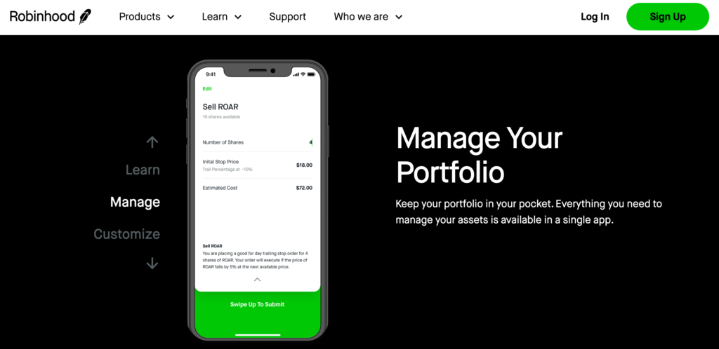 Robinhood Mobile App