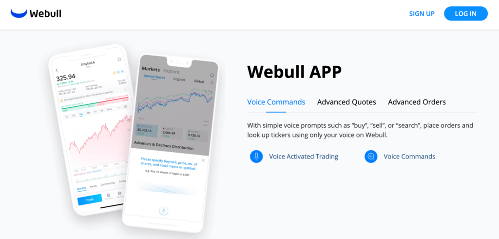 Webull Mobile App