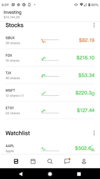 Robinhood app