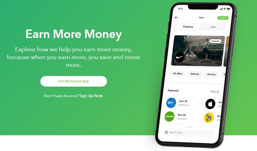 Acorns User experience