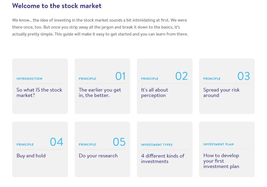 Stockpile educational materials