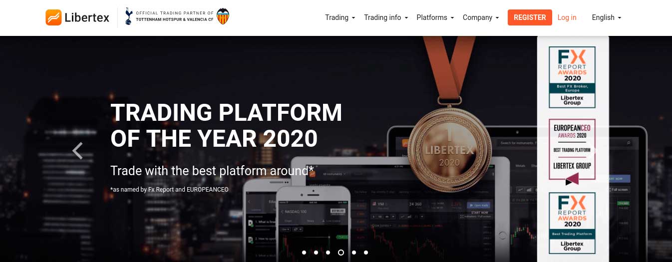 Libertex vyhrál Obchodní platformu roku 2020