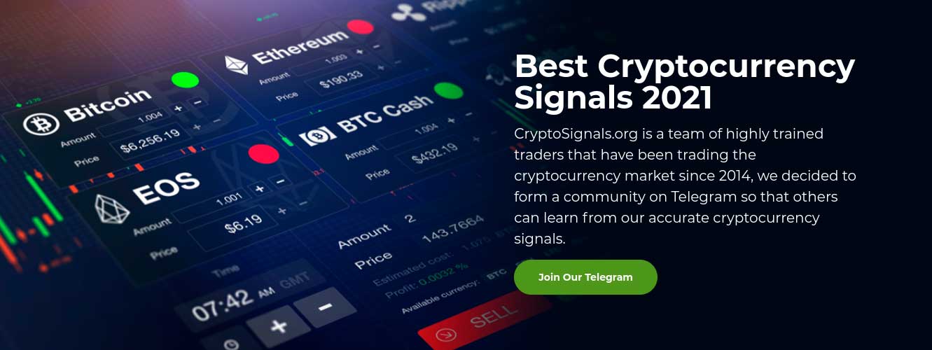 Bitcoinový robot cryptosignals.org - banner