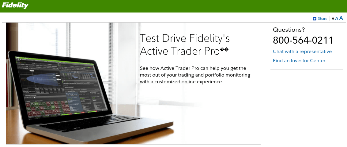 fidelity stock market demo account