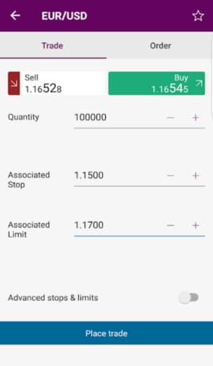 Ally Invest mobile trading app