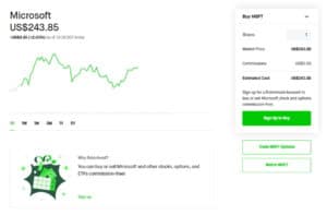 Robinhood Microsoft stock