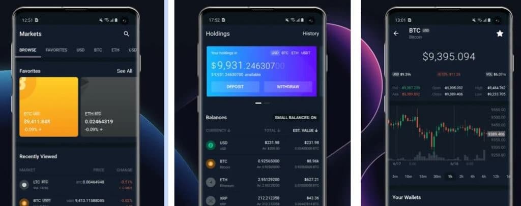 Bittrex Mobile App