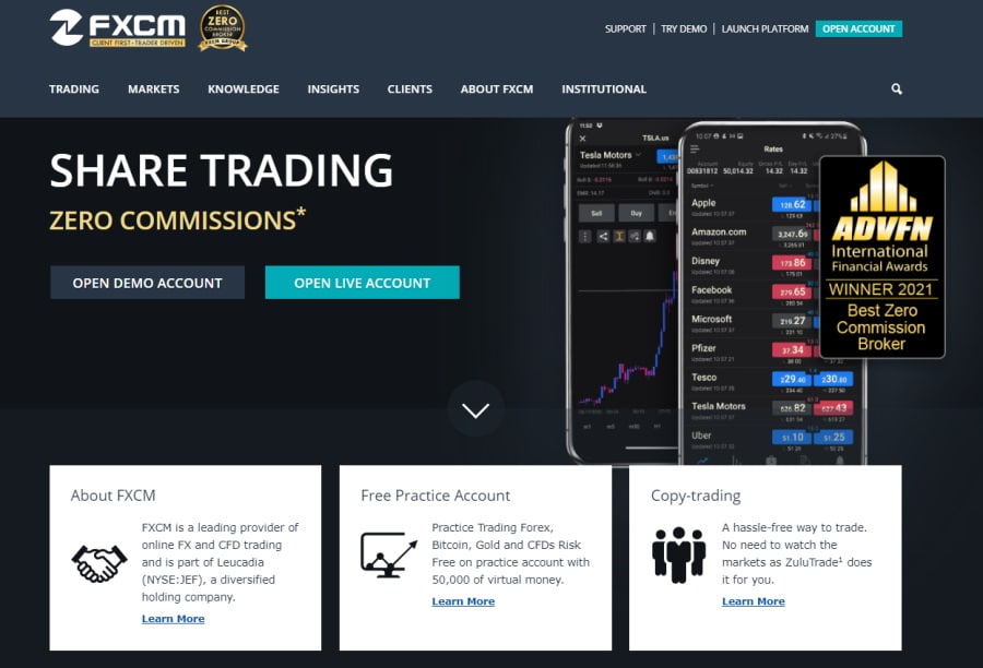 fxcm free forex trading demo