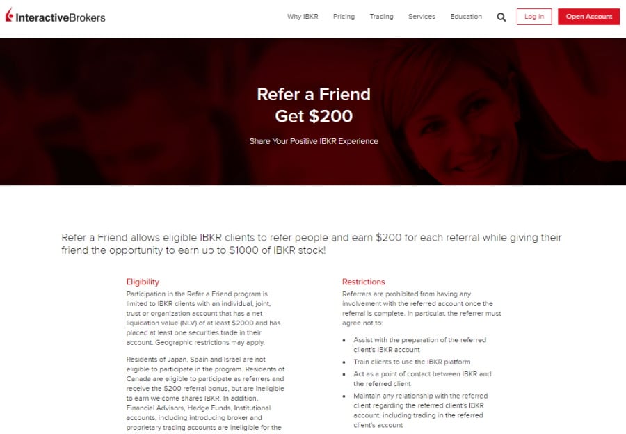 Interactive Brokers Refer a Friend