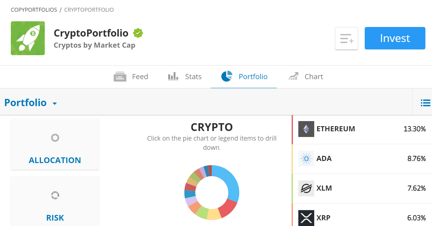 cryptoportfolio at etoro