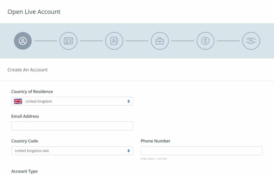 FXCM Open an Account