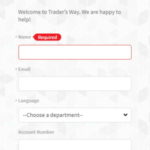 TradersWay Customer Support Live Chat
