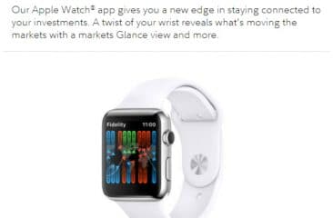 Fidelity App for Apple Watch