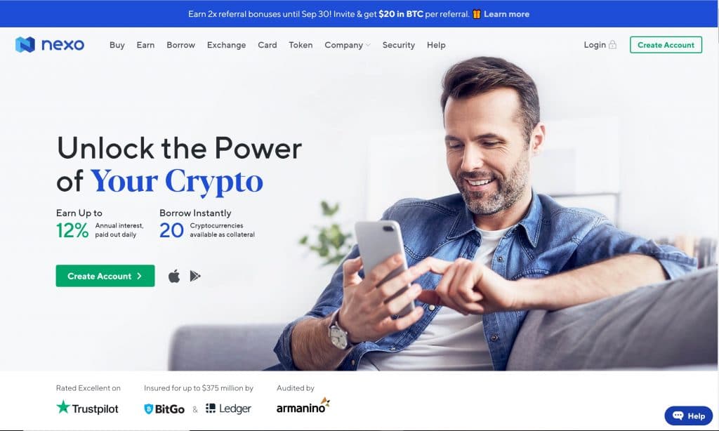 nexo crypto loans