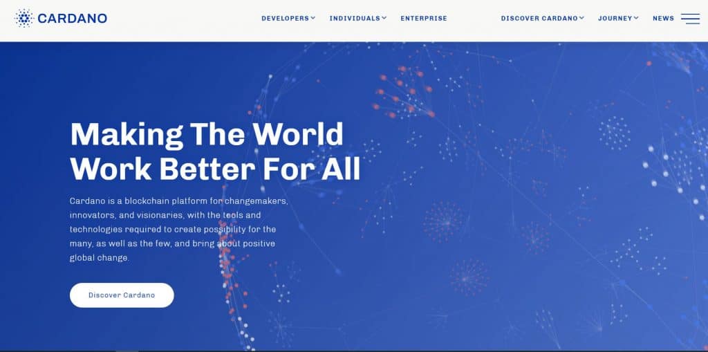 cardano homepage